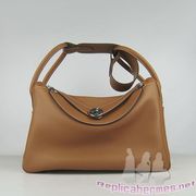 Hermes Women Shoulder Bag Light Coffee 6208