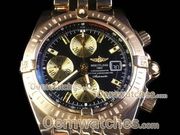 Breitling Watches Chronomat Evolution FG/FG Black Stk Asia 7750 28800b