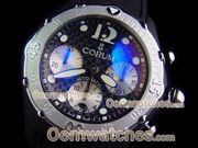 Rreplica Corum Watches Bubble Chrongraph Limited Ed SS/RU Blk Asia 775