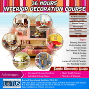 36Hrs Interior Decoration Course- Special Discount is Available 